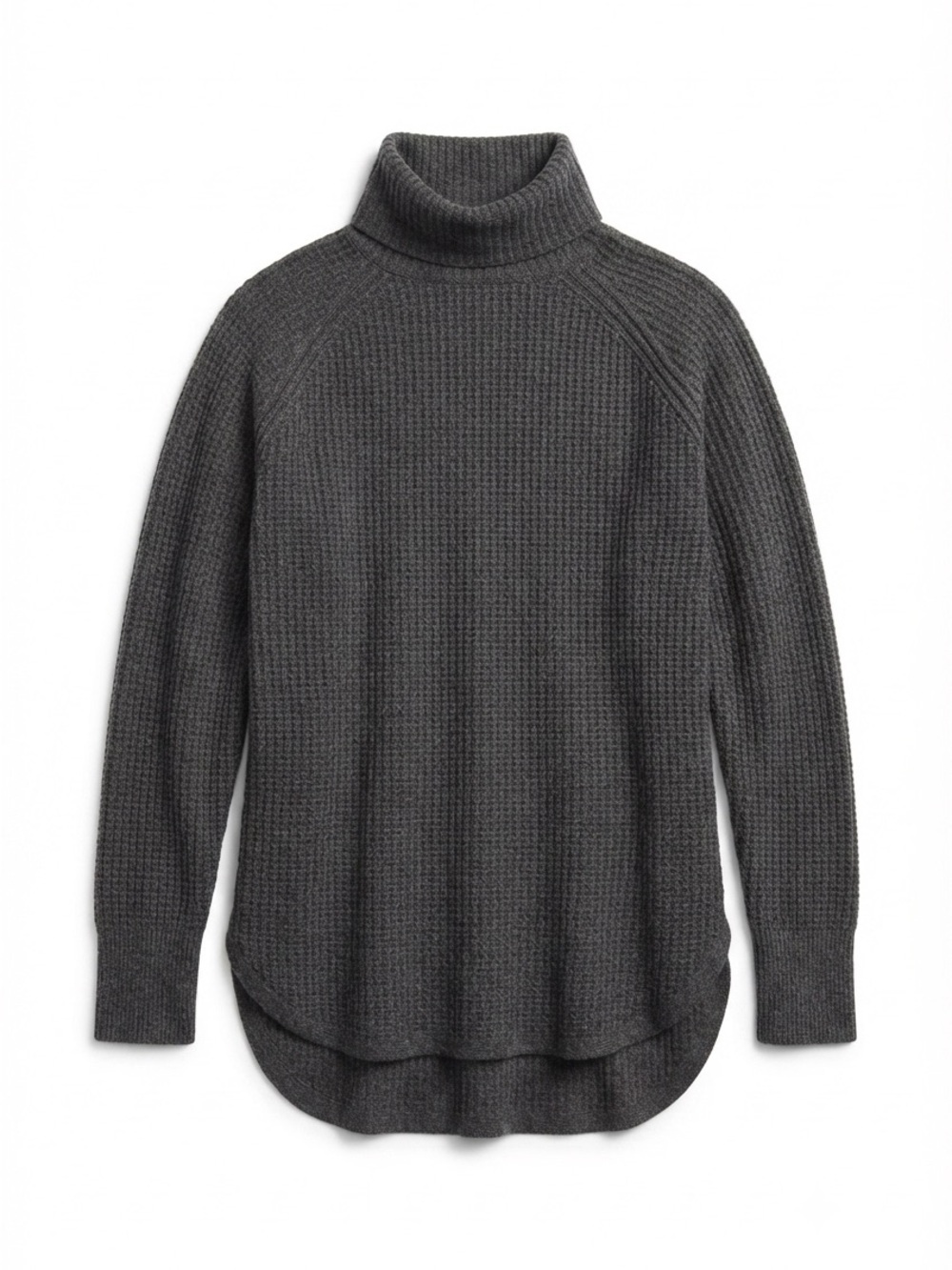 Banana Republic Charcoal Knit Turtle Neck Sweater